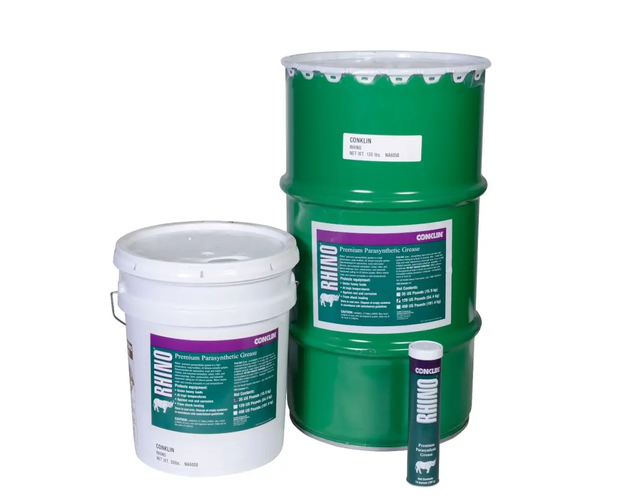 Rhino® #2 Parasynthetic Lithium Complex Grease with Moly